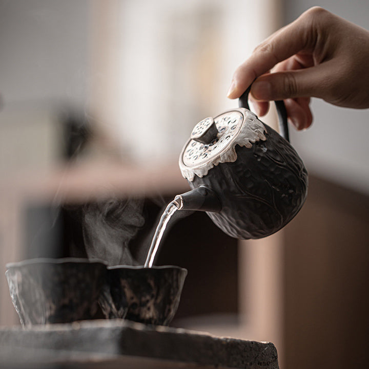 Retro Style Coarse Pottery Classic Teapot - Rouseclay