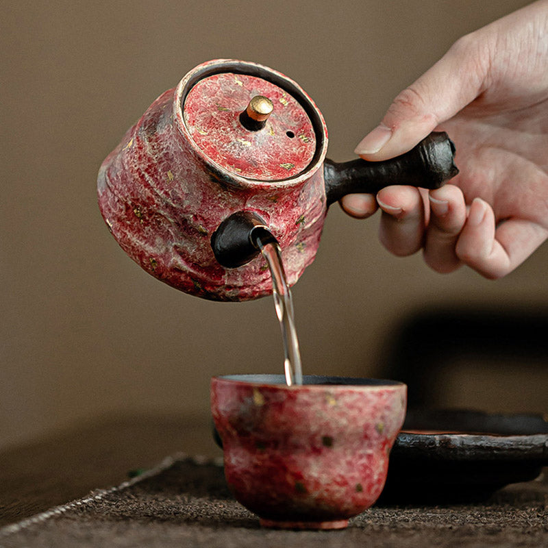 Kogeishiro Side Handle tea pot - Rouseclay