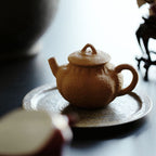 Golden-Flecked Zisha Clay Fully Handcrafted Teapot - Rouseclay
