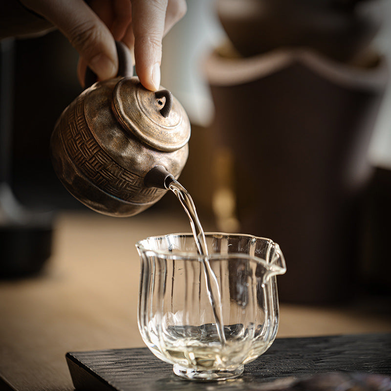 White Clay Hand-Painted Orchid Teapot - Rouseclay