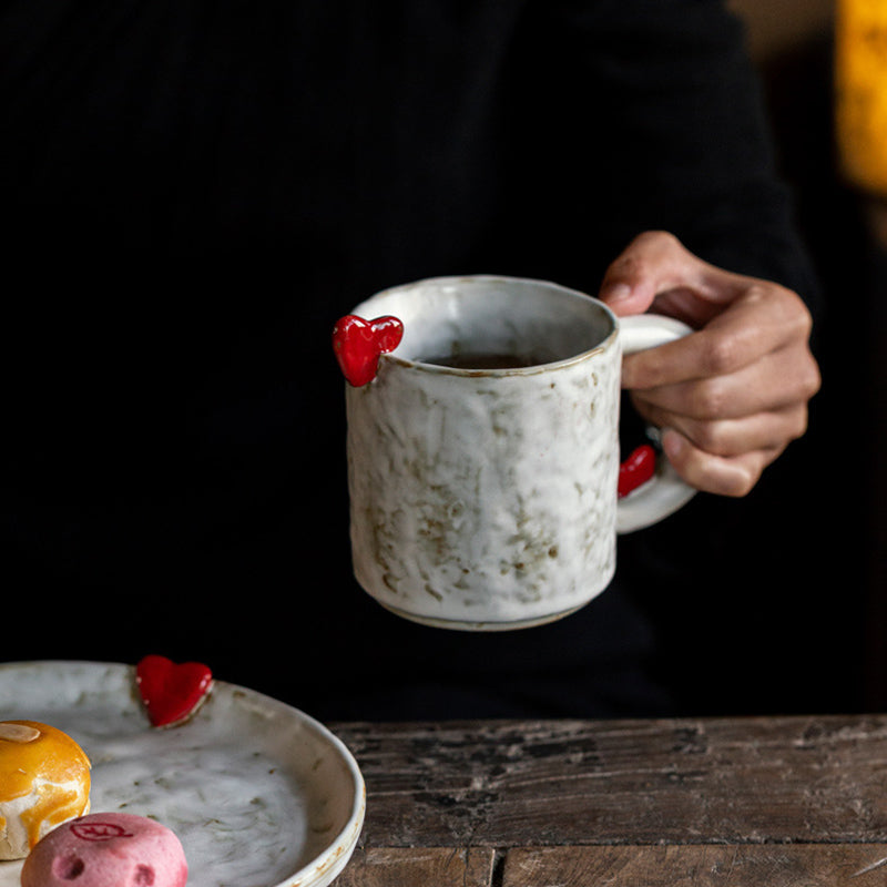 Coarse Clay Gosu "Sweetheart" Coffee Cup - Rouseclay