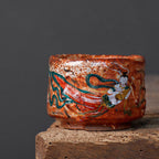 Flying Apsaras Dunhuang Murals Hand-Thrown Tea Cup - Rouseclay