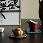 Golden-Flecked Zisha Clay Fully Handcrafted Teapot - Rouseclay