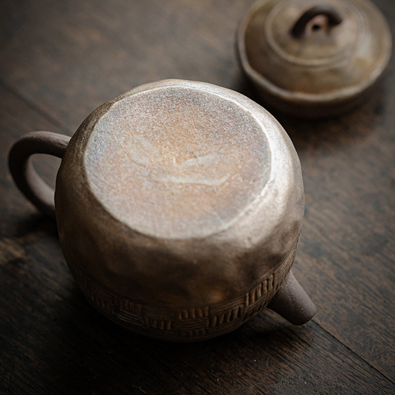 White Clay Hand-Painted Orchid Teapot - Rouseclay