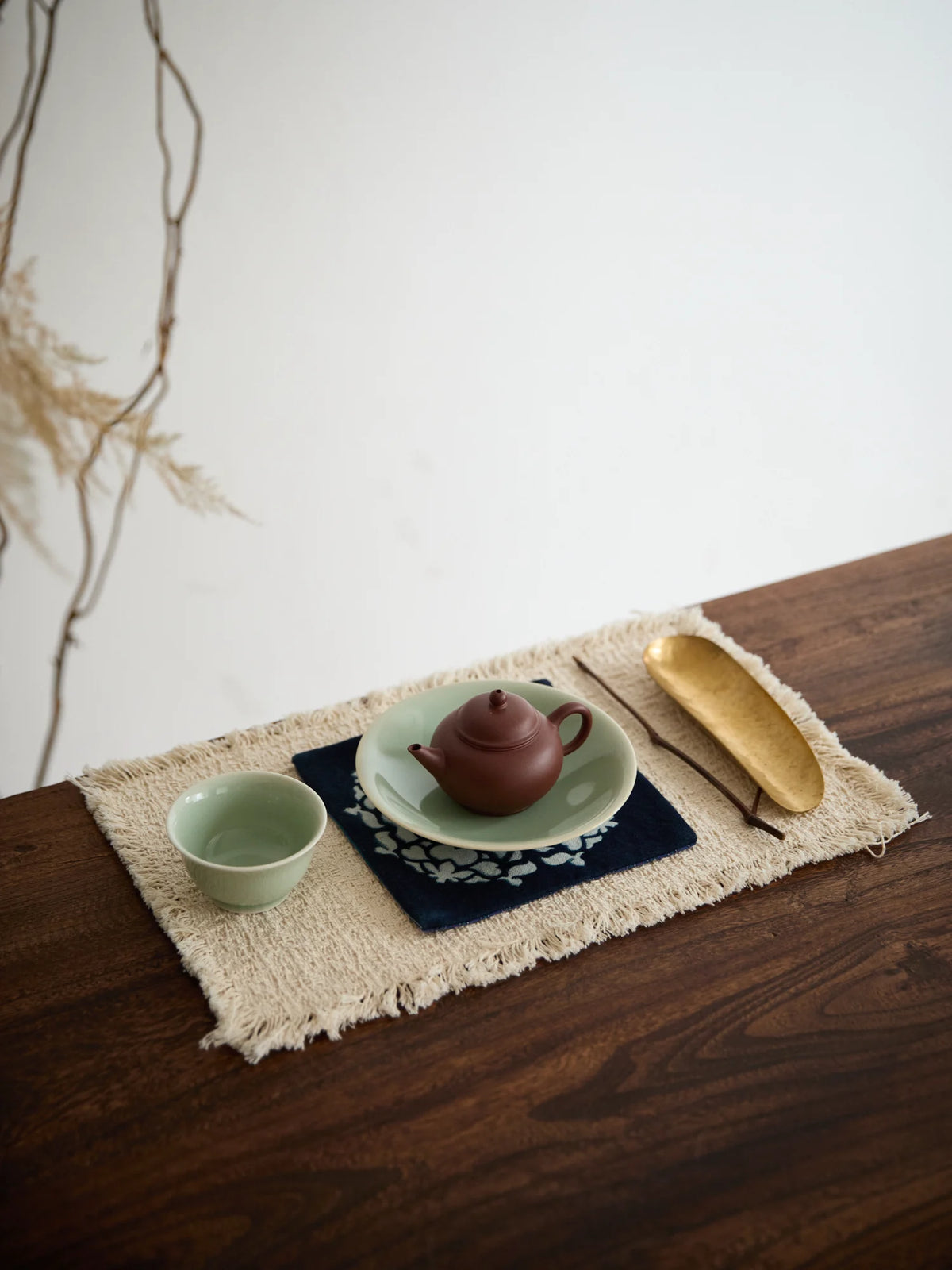 Handmade Purple clay Small flat-shaped zisha teapot