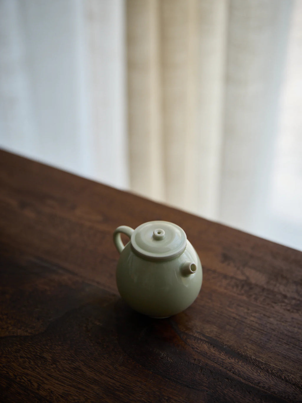 Ou Celadon Tang-Style Short-Spout Gongfu Teapot 120ml