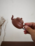 Handmade Purple Clay Mini Pear-Shaped zisha TeaPot