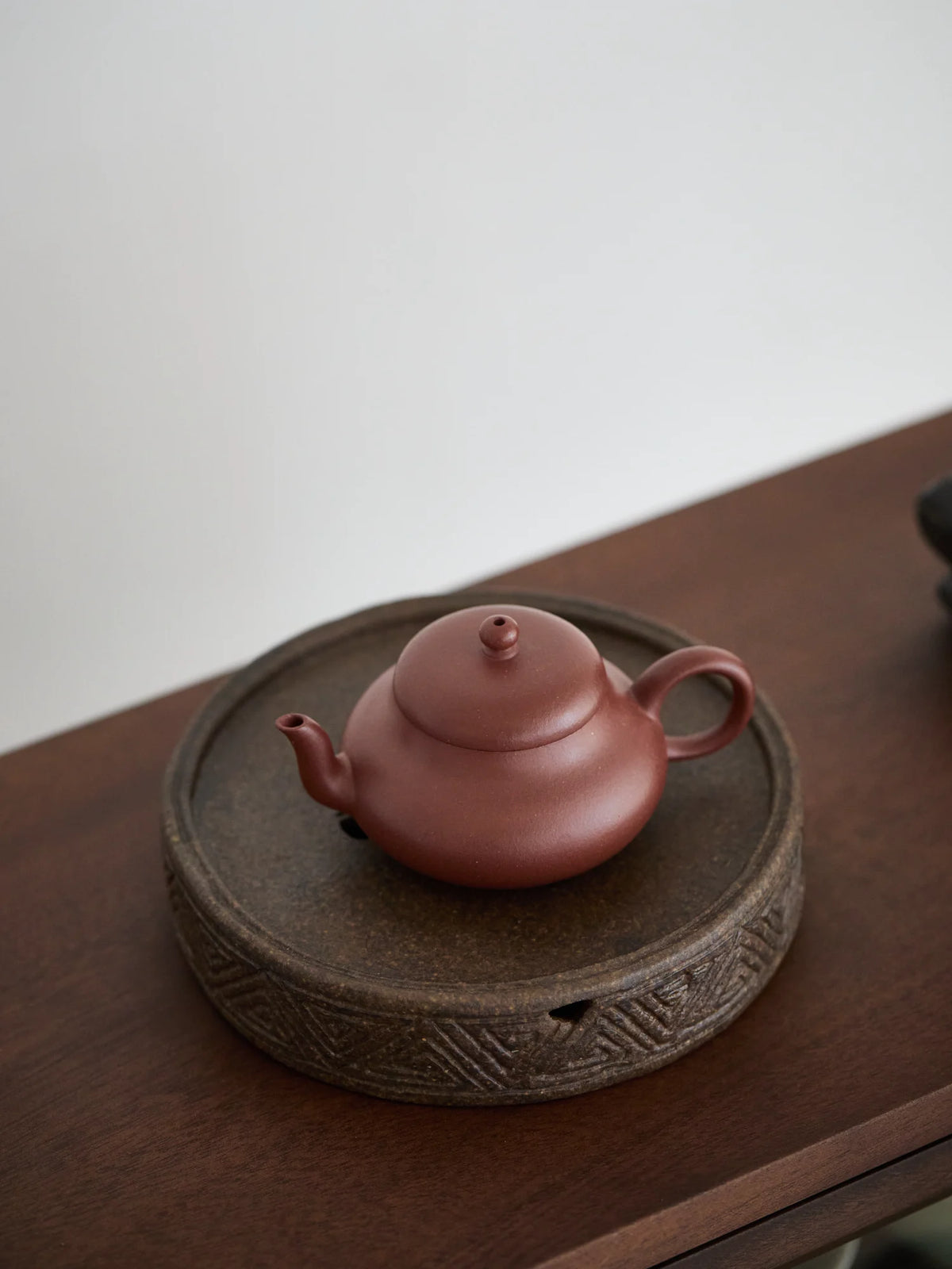 Handmade Purple Clay Mini Pear-Shaped zisha TeaPot