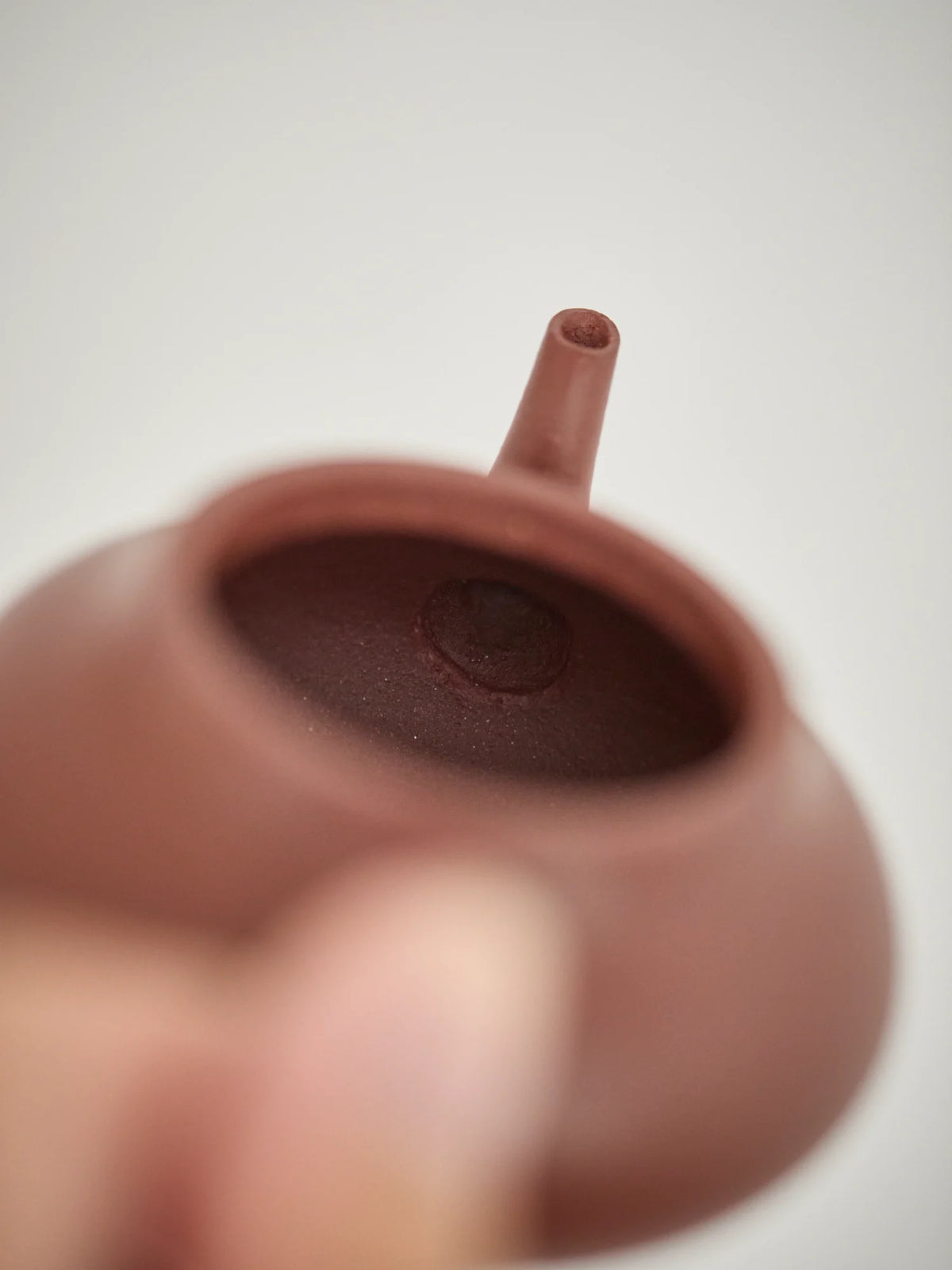 Handmade Purple Clay Mini Pear-Shaped zisha TeaPot