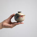 Flint red hand painted Gaiwan - Rouseclay