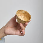 OOAK Earth Brown Footed Teacup #M157 - Rouseclay