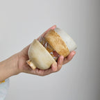 OOAK Ash White Footed Teacup #4白 - Rouseclay