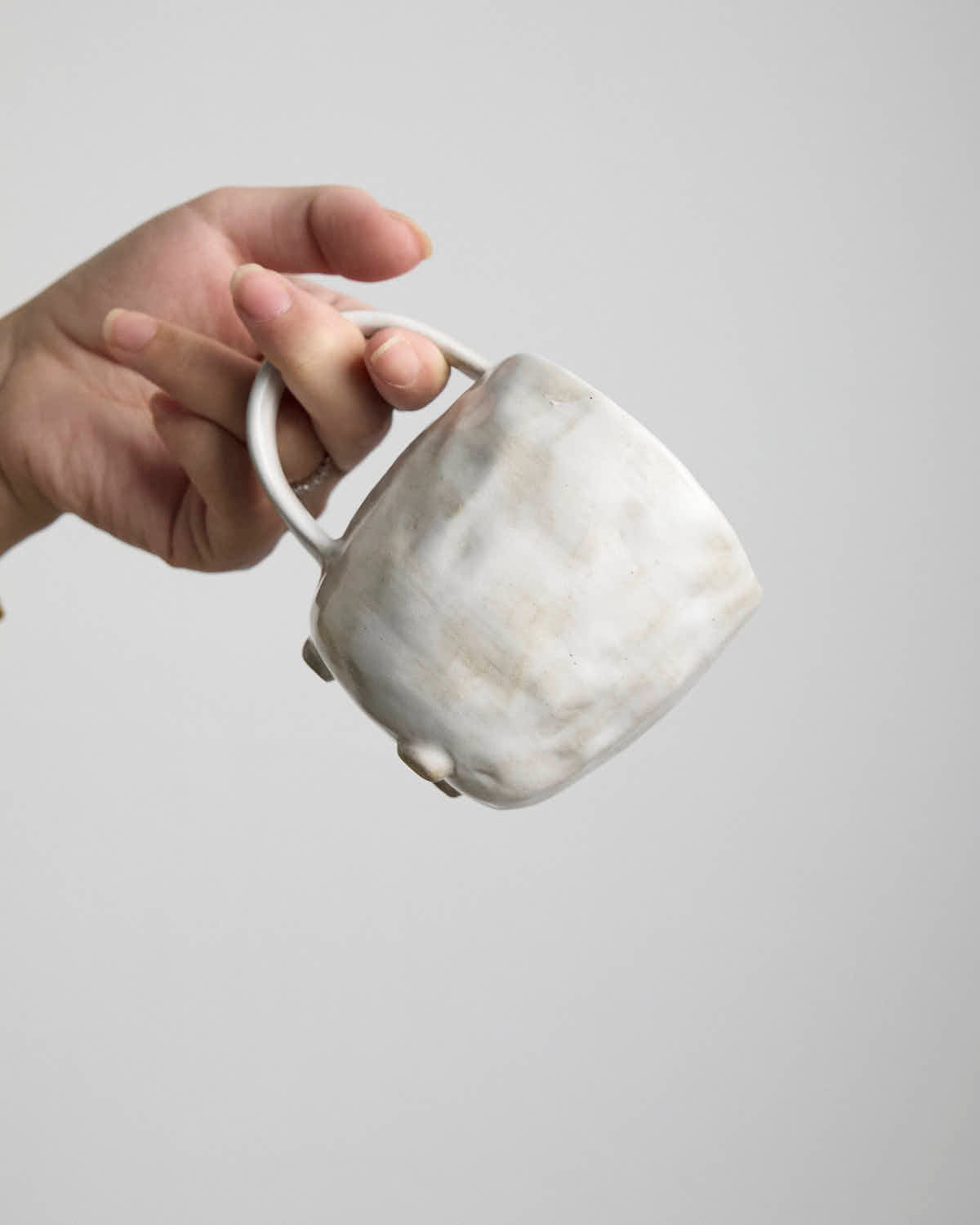 Round Stoneware Matte Mug