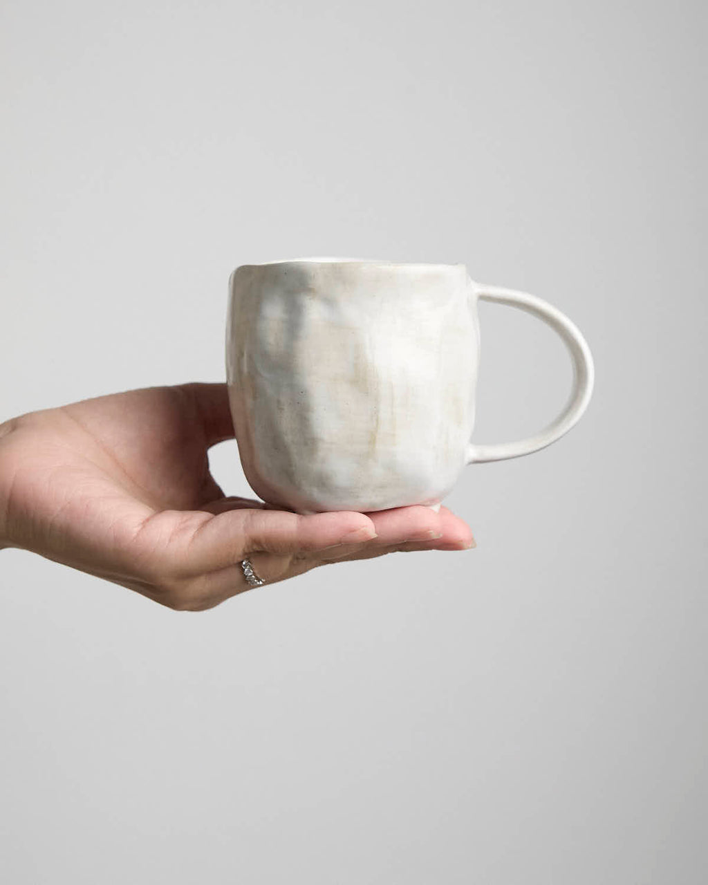 Round Stoneware Matte Mug
