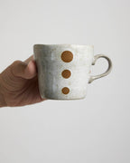 日本进口 Calm马克杯 职人手作陶瓷杯子开片粉引雪花釉肌理咖啡杯 - Rouseclay