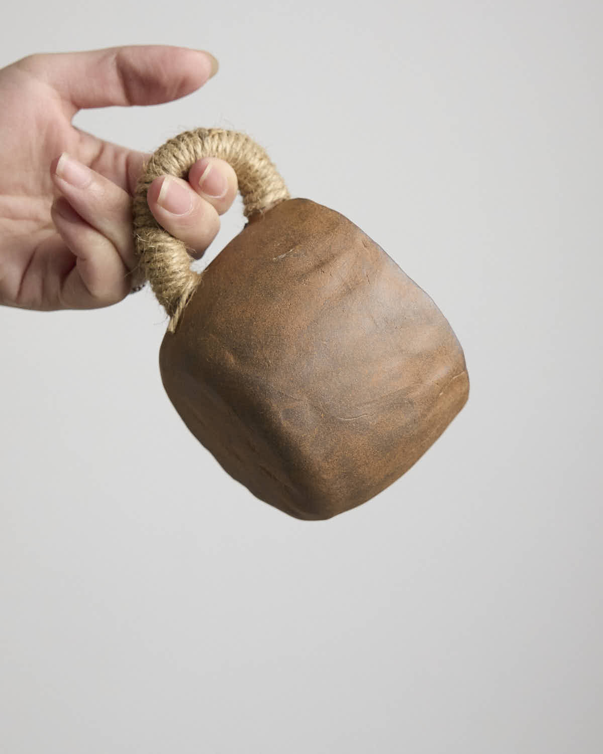 初璞 手工捏制粗陶咖啡杯日式小众设计感艺术陶瓷杯子马克杯水杯 - Rouseclay