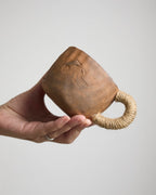 初璞 手工捏制粗陶咖啡杯日式小众设计感艺术陶瓷杯子马克杯水杯 - Rouseclay