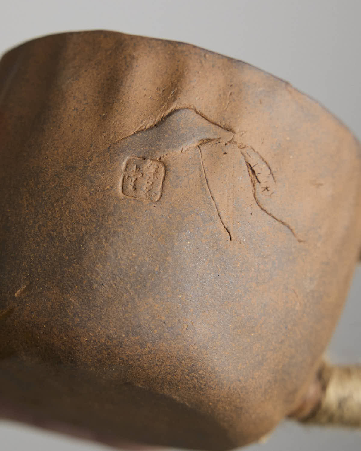 初璞 手工捏制粗陶咖啡杯日式小众设计感艺术陶瓷杯子马克杯水杯 - Rouseclay