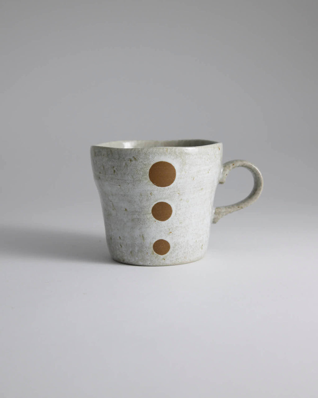 日本进口 Calm马克杯 职人手作陶瓷杯子开片粉引雪花釉肌理咖啡杯 - Rouseclay