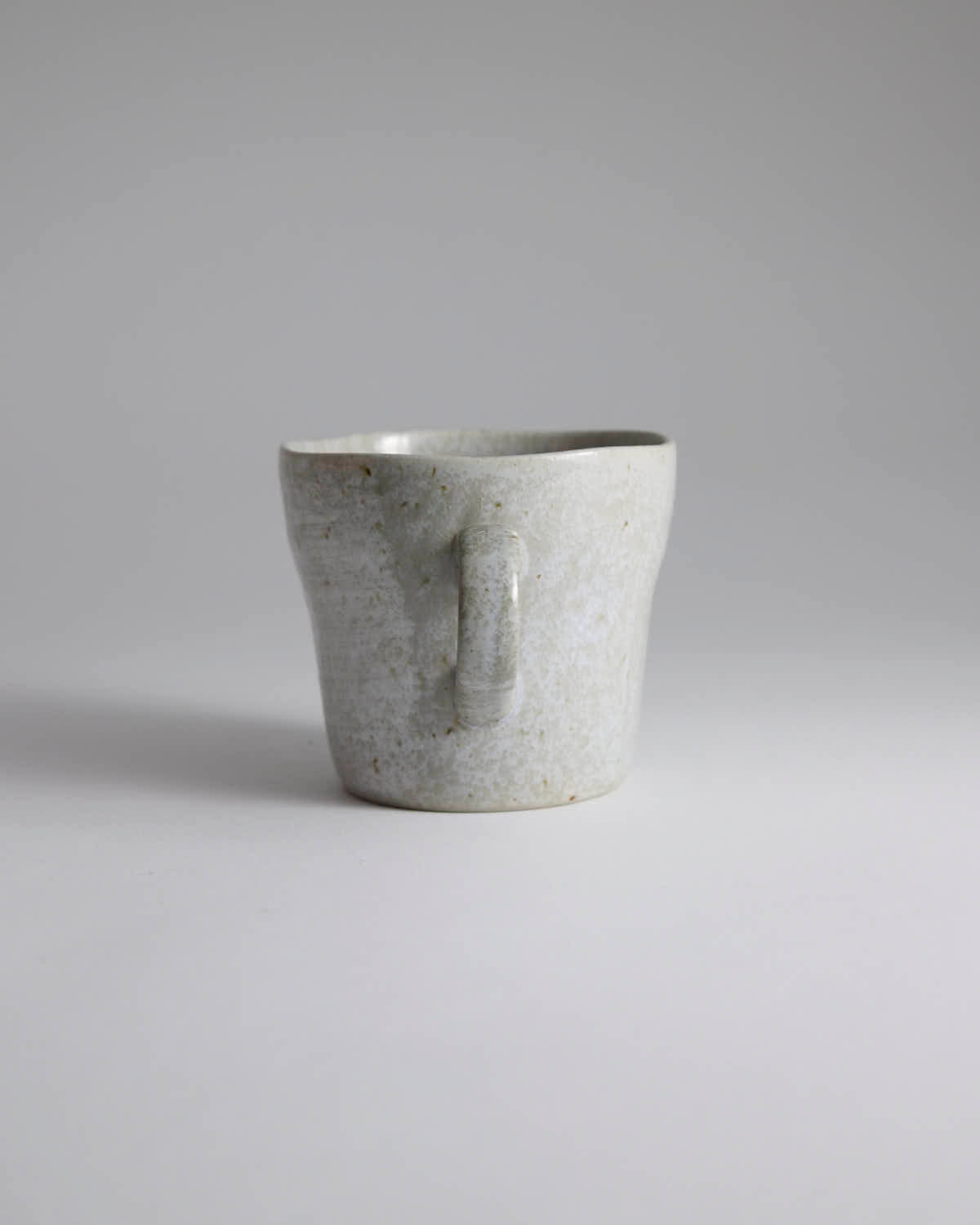 日本进口 Calm马克杯 职人手作陶瓷杯子开片粉引雪花釉肌理咖啡杯 - Rouseclay