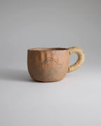 初璞 手工捏制粗陶咖啡杯日式小众设计感艺术陶瓷杯子马克杯水杯 - Rouseclay