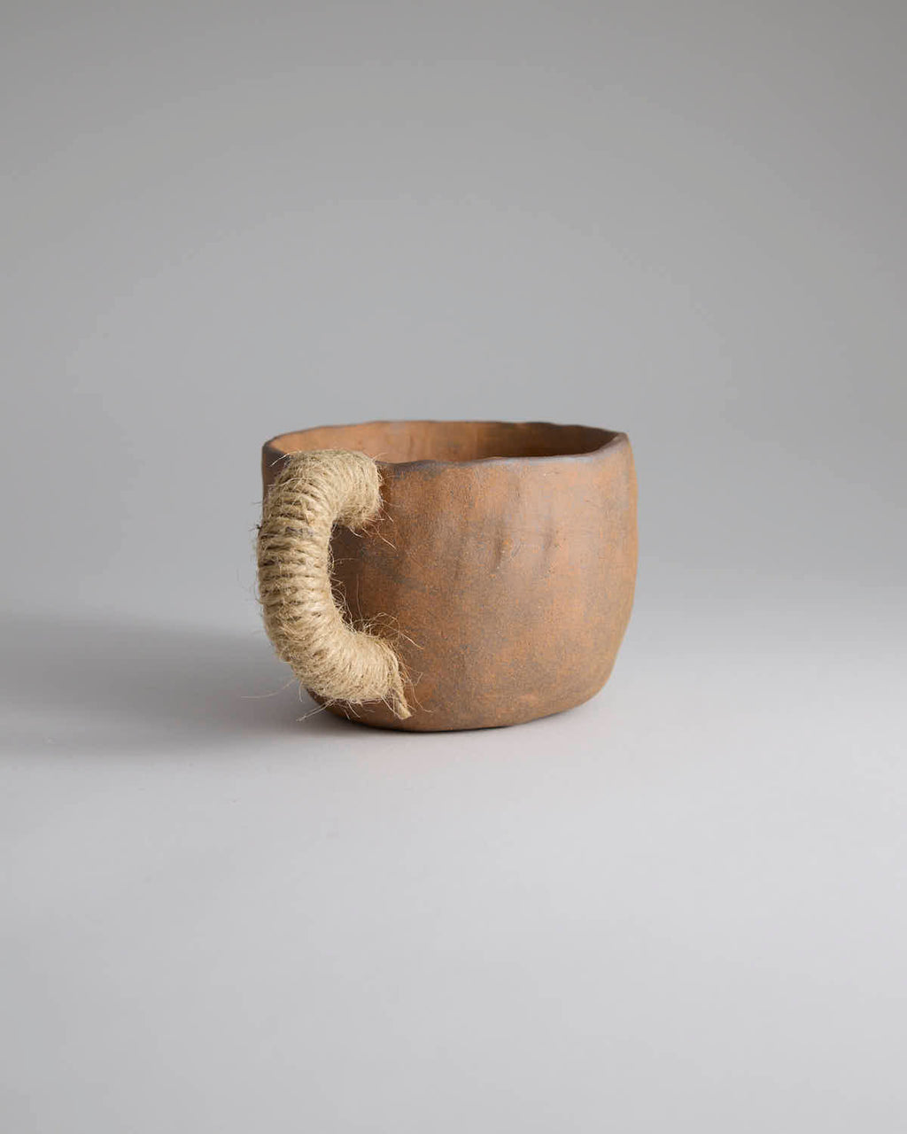 初璞 手工捏制粗陶咖啡杯日式小众设计感艺术陶瓷杯子马克杯水杯 - Rouseclay