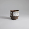 OOAK Stoneware Cup With White Slip Overlay - Rouseclay