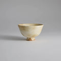 OOAK Sand Beige Footed Teacup #ZR10 - Rouseclay