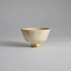 OOAK Sand Beige Footed Teacup #ZR10 - Rouseclay