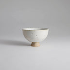 OOAK Ash White Footed Teacup #4白 - Rouseclay