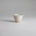 One-of-a-kind Ou Kiln cup with irregular crackle glaze texture