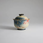 Flint red hand painted Gaiwan - Rouseclay