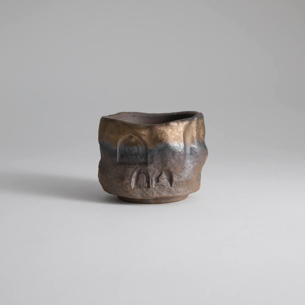 Gilded Iron Glaze Heritage Cup - Rouseclay