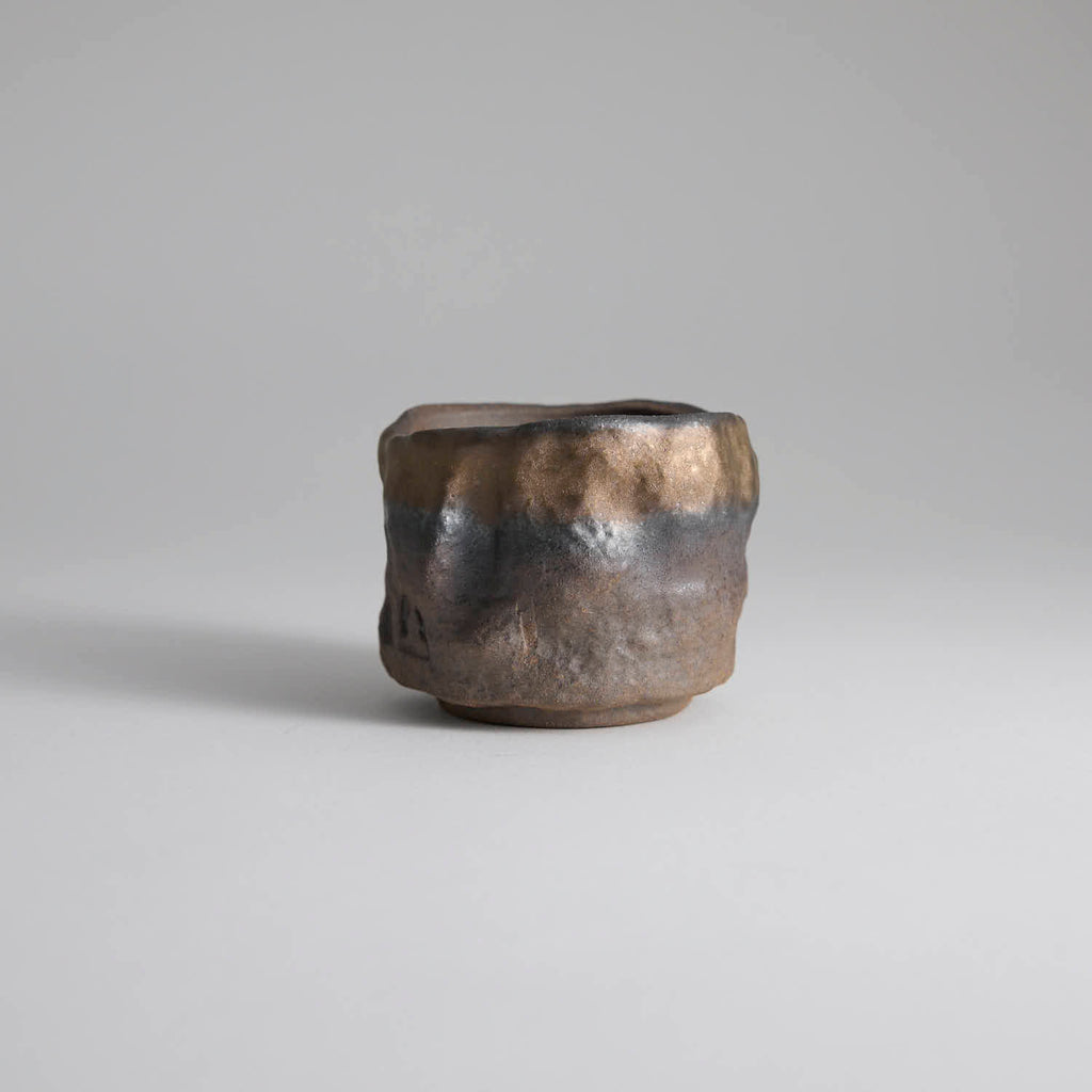 Gilded Iron Glaze Heritage Cup - Rouseclay