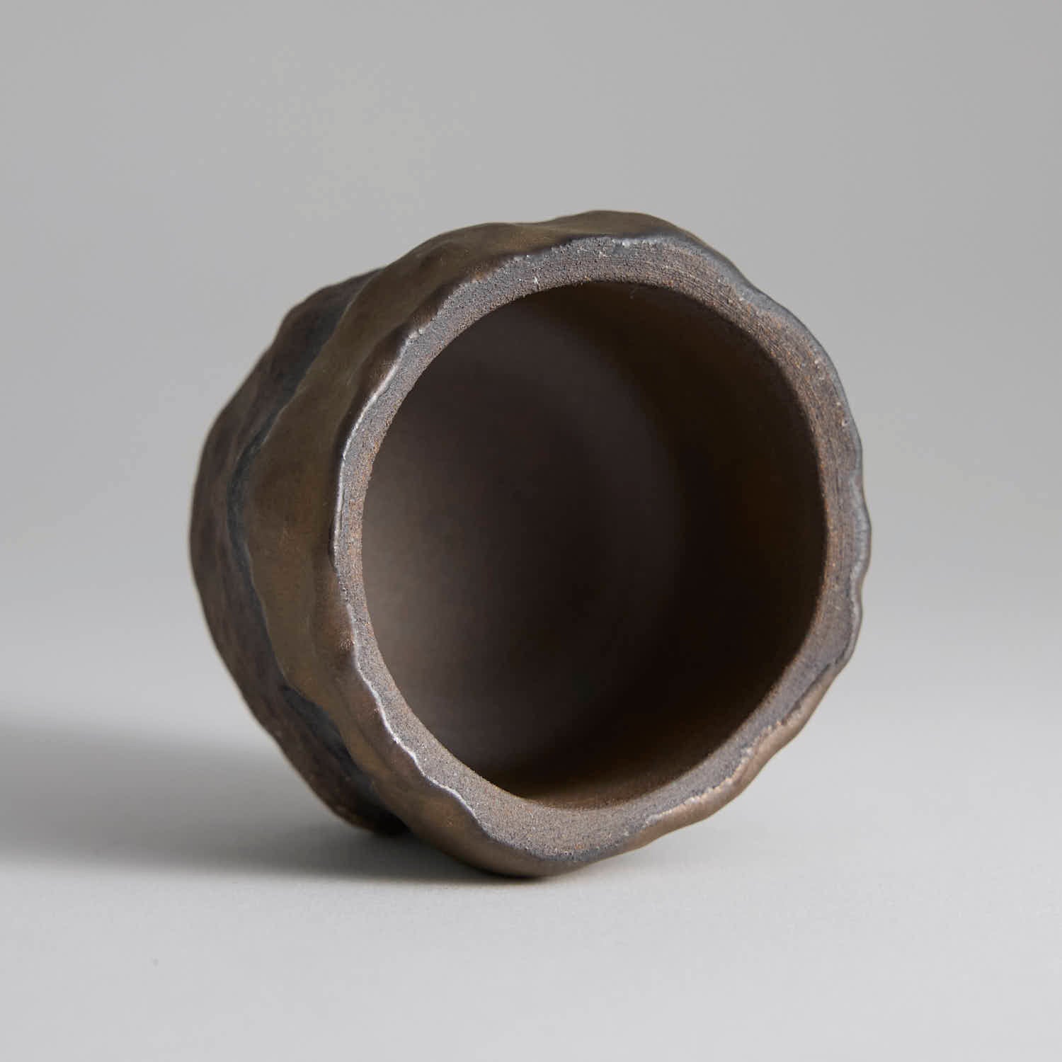 Gilded Iron Glaze Heritage Cup - Rouseclay