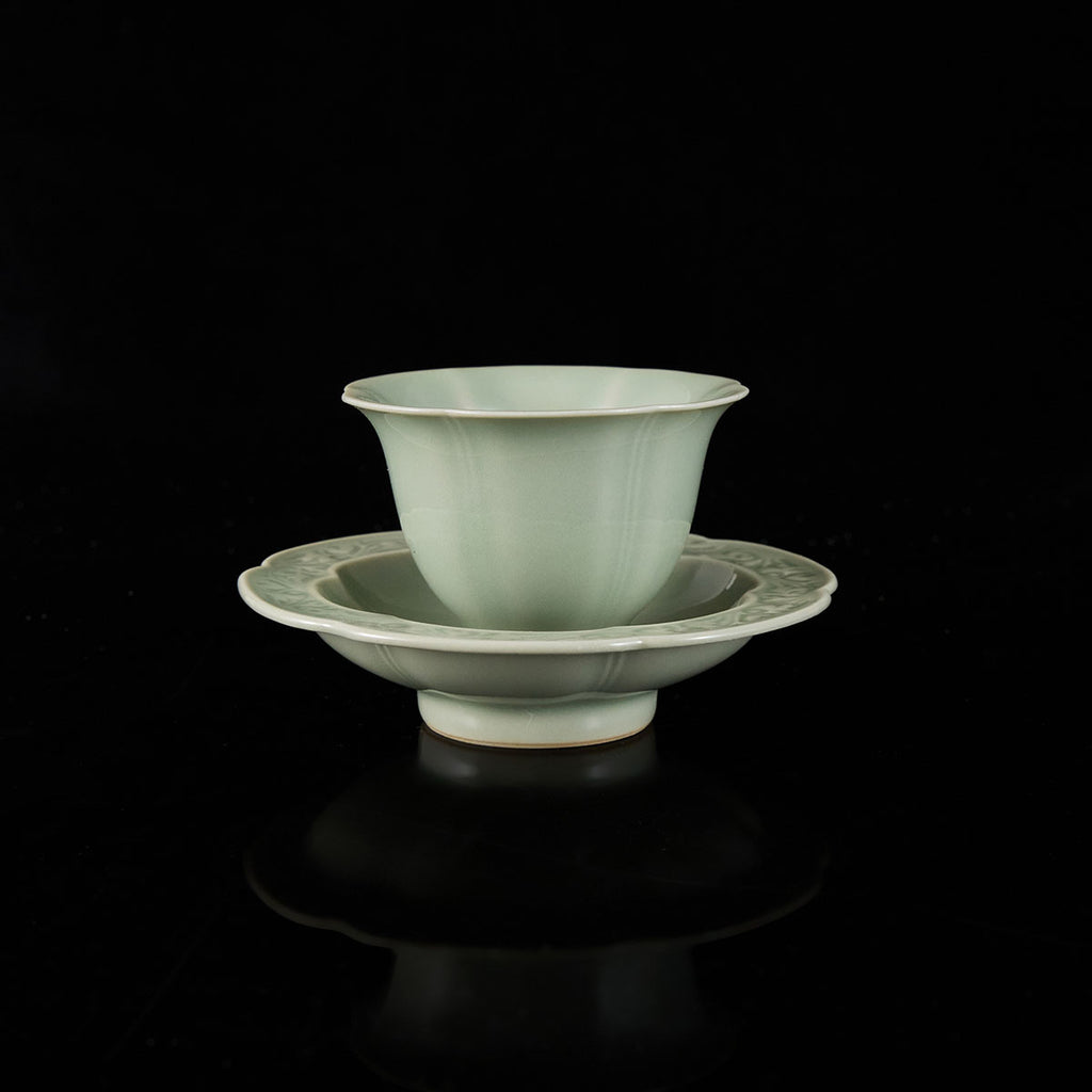 Ou Kiln Song Yun Lily Cup & Saucer Set