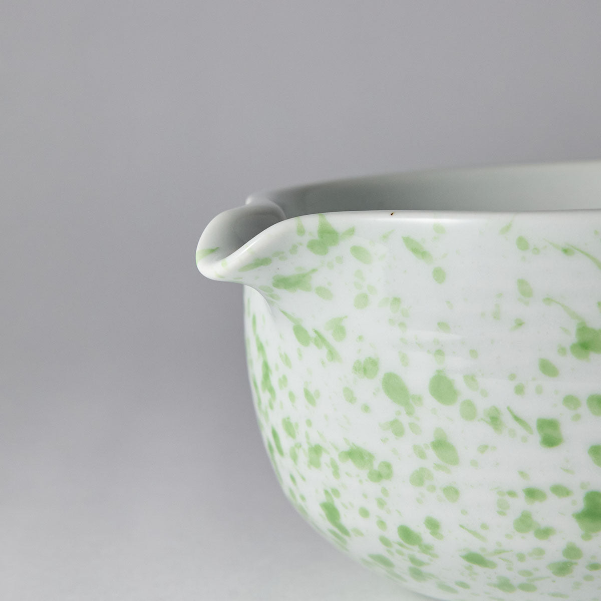 Galaxy-speckled matcha tea set with chawan, bamboo whisk, stand, and scoop