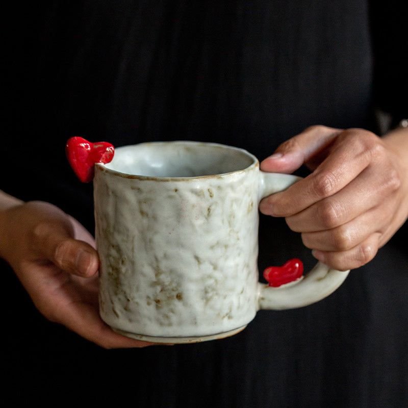 Coarse Clay Gosu "Sweetheart" Coffee Cup - Rouseclay
