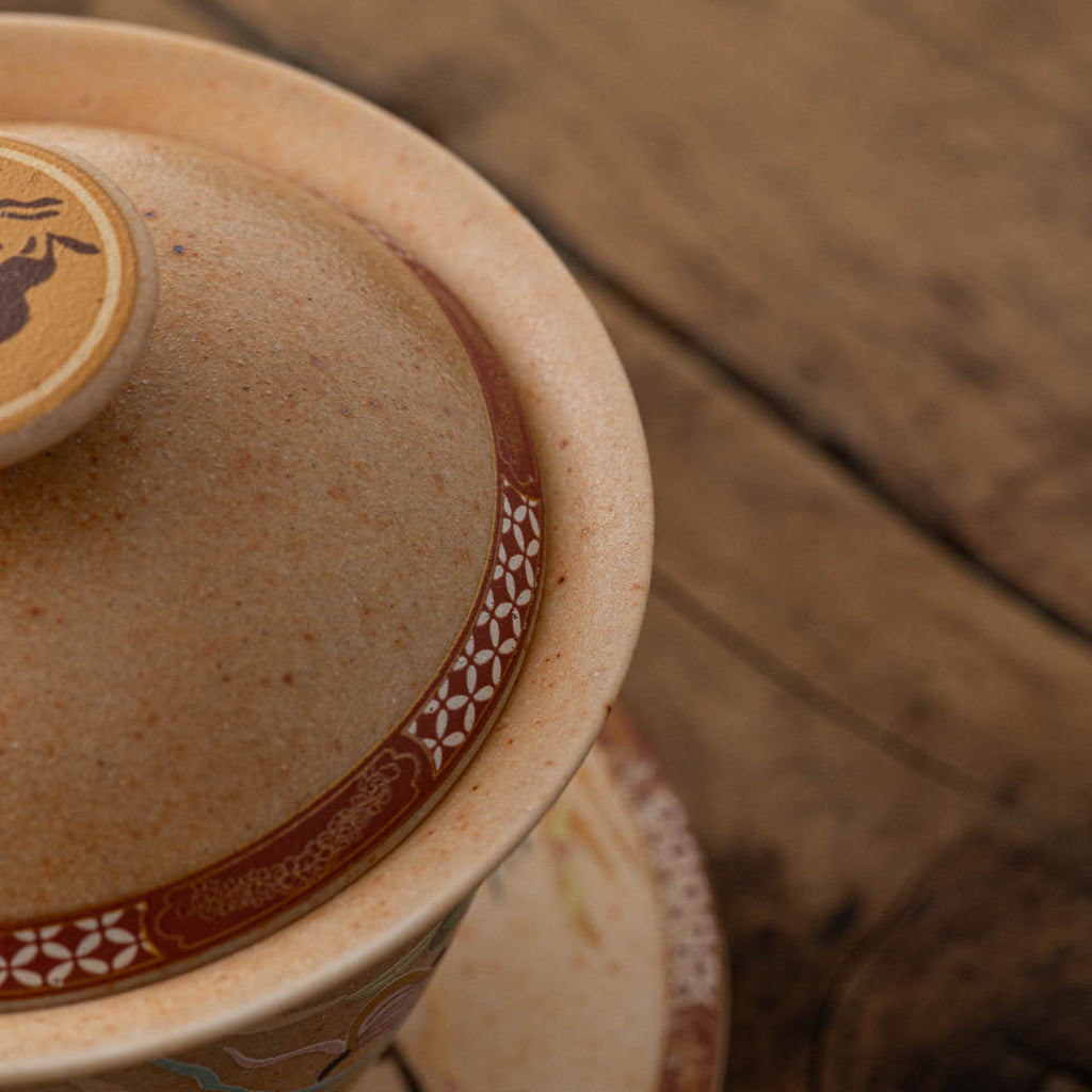 Dunhuang Flying Apsaras Gaiwan - Xiaoya Kiln - Rouseclay