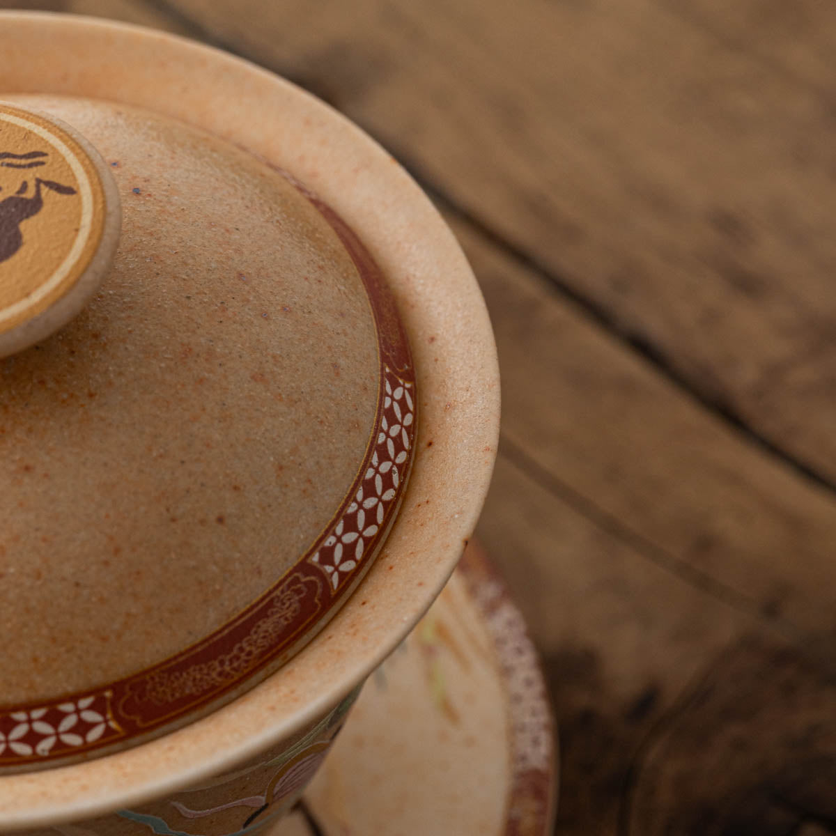 Dunhuang Flying Apsaras Gaiwan - Xiaoya Kiln - Rouseclay