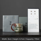 Hand-Sculpted Organic Lingzhi Mushroom Shape Coffee Mug by Master Song - Rouseclay