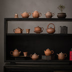 Dunhuang Aged Rock Clay Coarse Pottery Teapot Handcrafted - Rouseclay