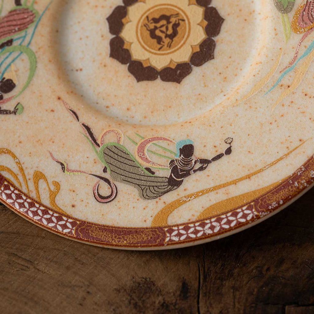 Dunhuang Flying Apsaras Gaiwan - Xiaoya Kiln - Rouseclay