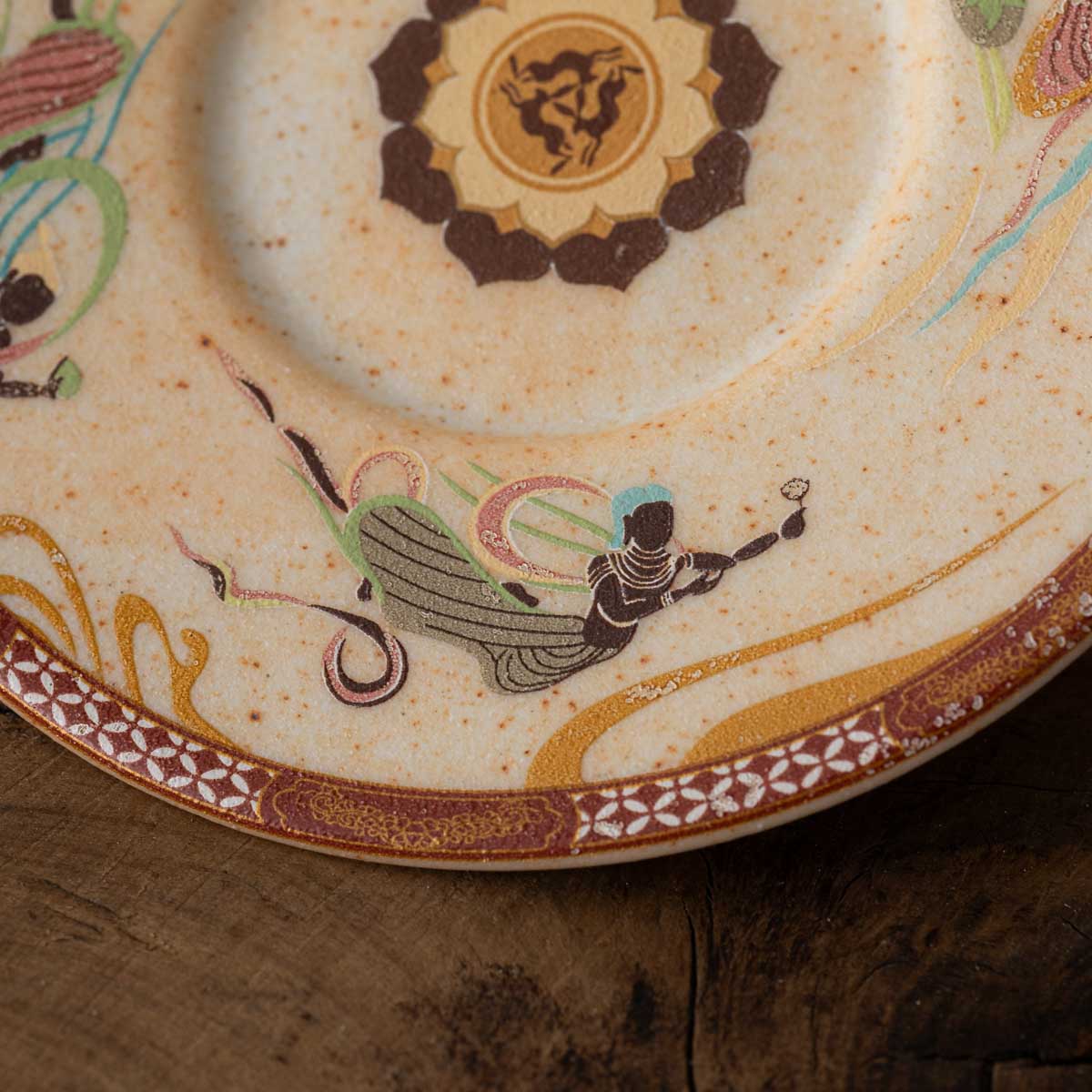 Dunhuang Flying Apsaras Gaiwan - Xiaoya Kiln - Rouseclay