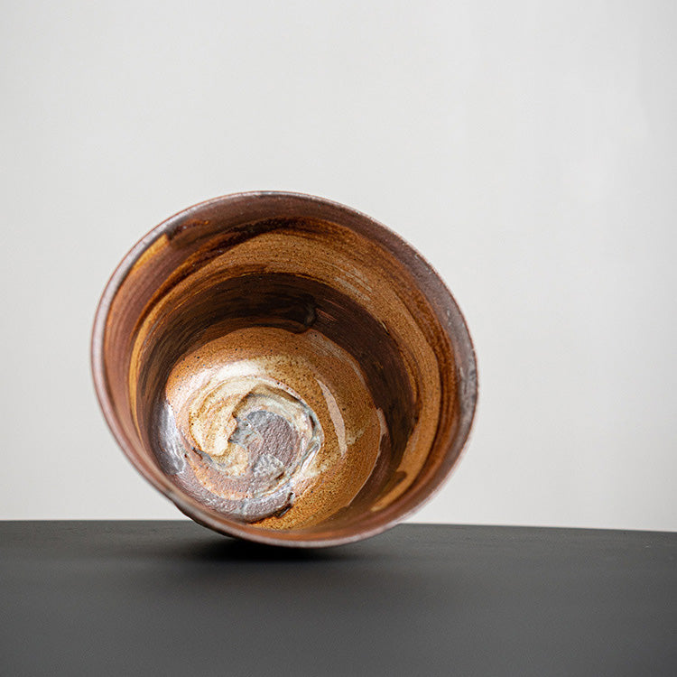 Dunhuang Murals Hand-Thrown Painted Gaiwan with Gold Tracing - Rouseclay