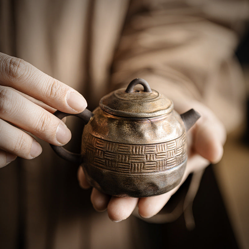 White Clay Hand-Painted Orchid Teapot - Rouseclay