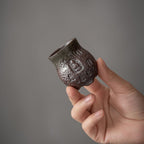 Dunhuang Primitive Coarse Clay Stem TeaCup - Rouseclay