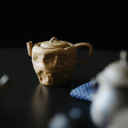 Hand-Pinched Golden-Speckled Zisha Clay Yixing Teapot - Rouseclay