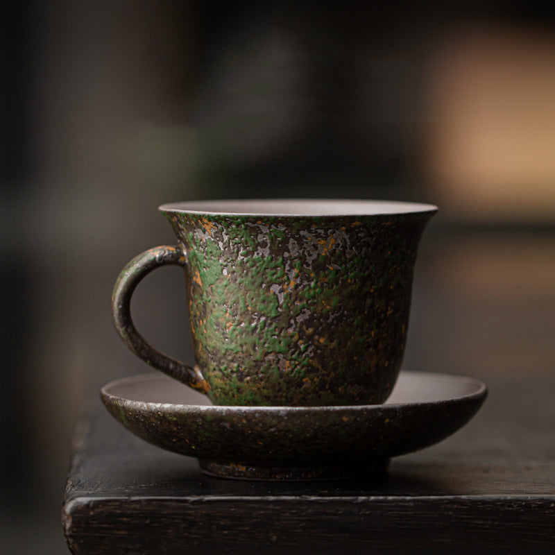 Moss Patina Heritage coffee cup - Rouseclay