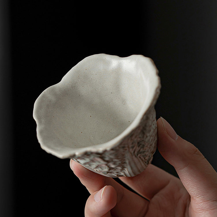 Cabbage Sculpted Cup Handcrafted by Master Su - Rouseclay